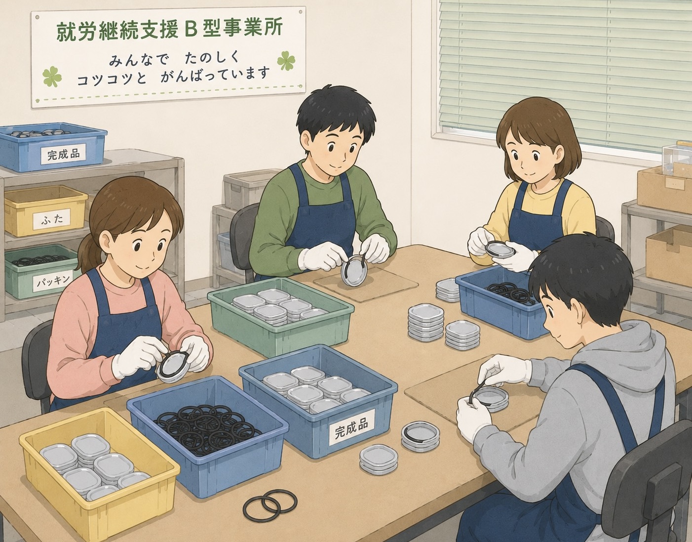 軽作業の様子